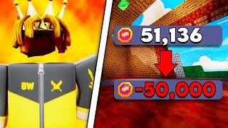 Spending 50000 BED COINS In Roblox Bedwars 😱ftDynamicsDynamite [upl. by Royo]