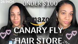 CANARY FLY HAIR STORE UPART WIG AMAZON  BEST WIG UNDER 100 ❓ [upl. by Ryhpez178]