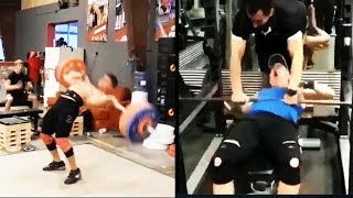 Weightlifting Accident Compilation 2018 [upl. by Konstance]