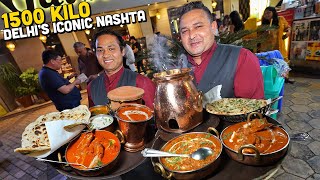 ICONIC Delhi Food MAHARAJA 😍 Indias Best Butter Chicken Dal Makhani Hyderabadi Biryani amp more [upl. by Ana]