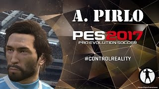 PES 2017 Face Build Andrea Pirlo New York City FC [upl. by Towill856]