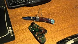 Knife Review Cabelas Buck Alaskan Guide Series 110 Folder Knife [upl. by Cuhp540]