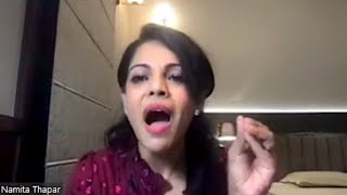 namita thapar angry on shark tank India [upl. by Nomelihp]