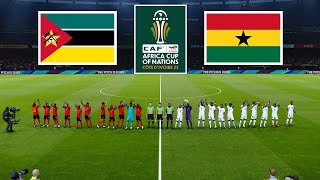 Mozambique vs Ghana ● Africa Cup of Nations 2023  22 January 2024 Gameplay [upl. by Ecinhoj370]