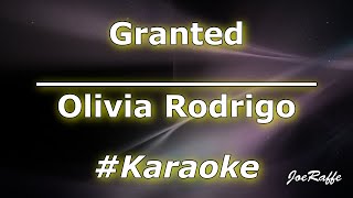 Olivia Rodrigo  Granted Karaoke [upl. by Eitteb306]