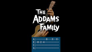 The Addams Family Theme For Ukulele [upl. by Radman]