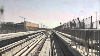 Dubai Metro  Ibn Batutta to Jebel Ali  Additional Scenes 720p [upl. by Ssegrub]