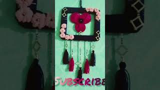 Hand craft woollen craft wall hanging home decoration short video [upl. by Yrocej]