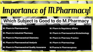 Types of MPharmacy  Which Specialization you should do in MPharmacy  Sharma Pharma [upl. by Nihi429]