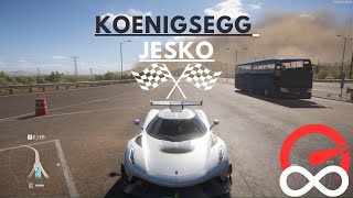 Solo Drag Race Koenigsegg Jesko Top Speed Sprint  Forza Horizon 5 Reboot [upl. by Lrig560]