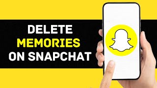 How to Delete Memories on Snapchat  Erase memories from Snapchat 2024 [upl. by Mccall]