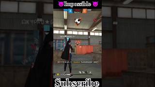 IMPOSSIBLE 🍷☠️foryou shortstrending freefire ffshorts gamingshortfeed viralffshorts [upl. by Soilissav]