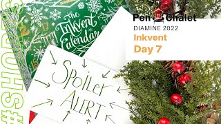 Day 7 Ink Reveal 2022 Diamine Inkvent Calendar [upl. by Lindi681]