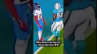 They did Derick Henry So Dirty😭😂 nfl shorts [upl. by Gallard32]