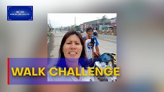 Magasawa kumasa sa Philippine loop walk challenge  MukhaNgBalita [upl. by Llerej]