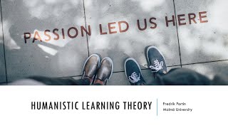 Humanistic learning theory 23 [upl. by Irahk]