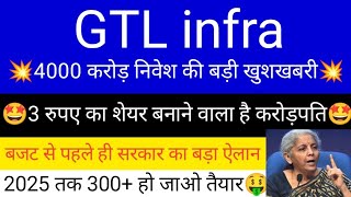 GTL infra share news today • GTL infra share targets for tomorrow • GTL infra share buy or not [upl. by Adnwahsor]