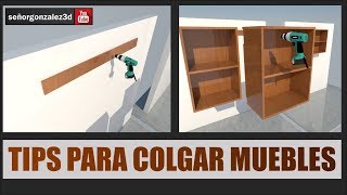 Tips para colgar muebles de melanina o madera [upl. by Joni]