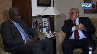 Benkirane sentretient avec le ministre des Affaires étrangères et lIntégration africaine Tchadi [upl. by Ellekram855]