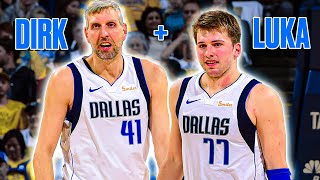 Luka Doncic and Dirk Nowitzki  Rare Footage Playing Together [upl. by Eemak]