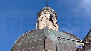 Roseto degli Abruzzi  A Montepagano inagibili abitazioni e strade [upl. by Artamas]