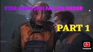 One of the BEST star wars games EVERStar wars fallen order playthrough [upl. by Woehick]