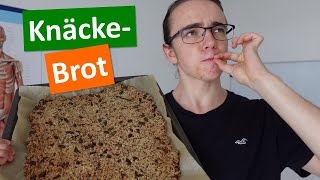 Knäckebrot selber machen Gesund proteinreich amp ohne Mehl Rezept [upl. by Ramar]