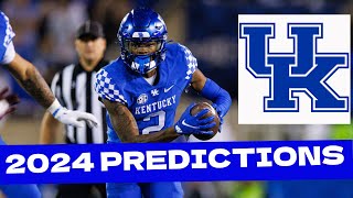 Kentucky Football 2024 Predictions [upl. by Joslyn]