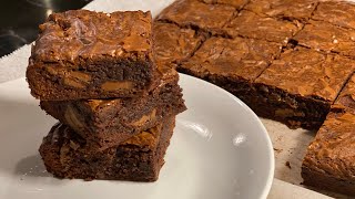 Fudgy Chocolate Brownies Recipe [upl. by Ainotal596]