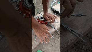 Hub tricycle sidewheel alignment hub alignment shortvideos [upl. by Maharba]