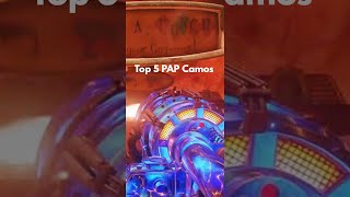 Top 5 PAP Camos COD ZOMBIES shorts [upl. by Reta]