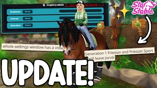 UI CHANGES HORSE UPDATES amp PATH OF TERRA STAR STABLE UPDATES 😍 [upl. by Xuagram]