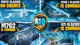 M416 Glacier on chanace  New Glaciers creates  M762 Lucky Spins Rewards  PUBGM [upl. by Anelram]