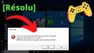 Corriger lerreur ISDonedll sur Windows 10 [upl. by Aeduj]