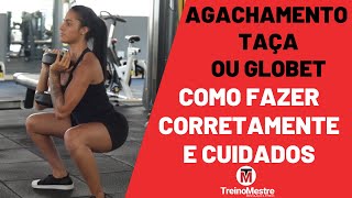 Agachamento taça goblet Como fazer Dicas e Cuidados [upl. by Ahsied]