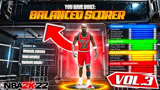 BEST BALANCED SCORER BUILD ON NBA 2K22 CURRENT GEN RARE BUILD SERIES VOL 3 [upl. by Erdnaed]