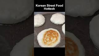 How to make Korean Sweet Pancake  Hotteok  Street Vendor Recipe shorts [upl. by Rhoads]