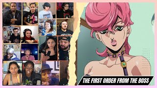 quotThe BOSS DAUGHTERquotJojo Bizarre Adventure Golden Wind Episode 09 REACTION MASHUP [upl. by Gnov701]