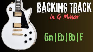 Rock in G minor Backing Track  75 BPM [upl. by Dnivra]