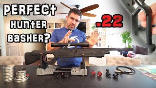 Hatsan Vectis 22 Air Rifle Review  Accuracy Test   UNDERLEVER cocking PCP Airgun  SETUP Guide [upl. by Constantina]