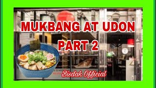 Mukbang At Udon Barcelona Part 2  Japanese Restaurant  bisdak Official theretirees [upl. by Flodnar]