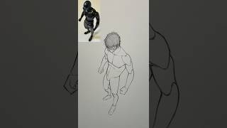 Drawing Dynamic Poses with an Action Figure draw drawing sketch pose fyp [upl. by Lehcer639]