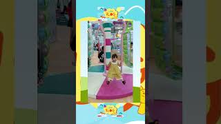 jungkir balik main perosotan playground kidsvideo shortvideo [upl. by Ylagam]