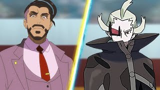 Pokemon Battle Chairman Rose Vs Ghetsis [upl. by Laflam295]