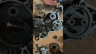 Transmission disassembly on Yamaha Blaster [upl. by Nav]