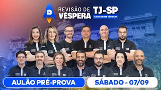 ✍ Concurso TJ SP  AULÃO PRÉPROVA AO VIVO DA CAPITAL PAULISTA  Revisão de Véspera TJ SP [upl. by Lorelie]