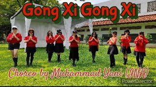 GONG XI GONG XI  Line dance Muhammad Yani [upl. by Asssilem]