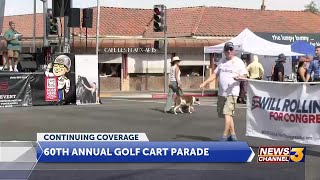 Community celebrates 60th Palm Desert Golf Cart Parade [upl. by Hall]