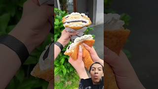 krepes food crepe pancake icecream [upl. by Ayhtnic504]