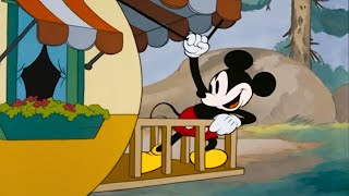 Mickeys Trailer 1938 Full Classic Disney Short [upl. by Arahsak]